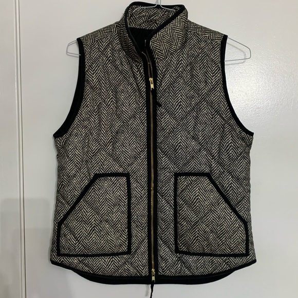 J Crew Herringbone Excursion Vest - Picture 2 of 7